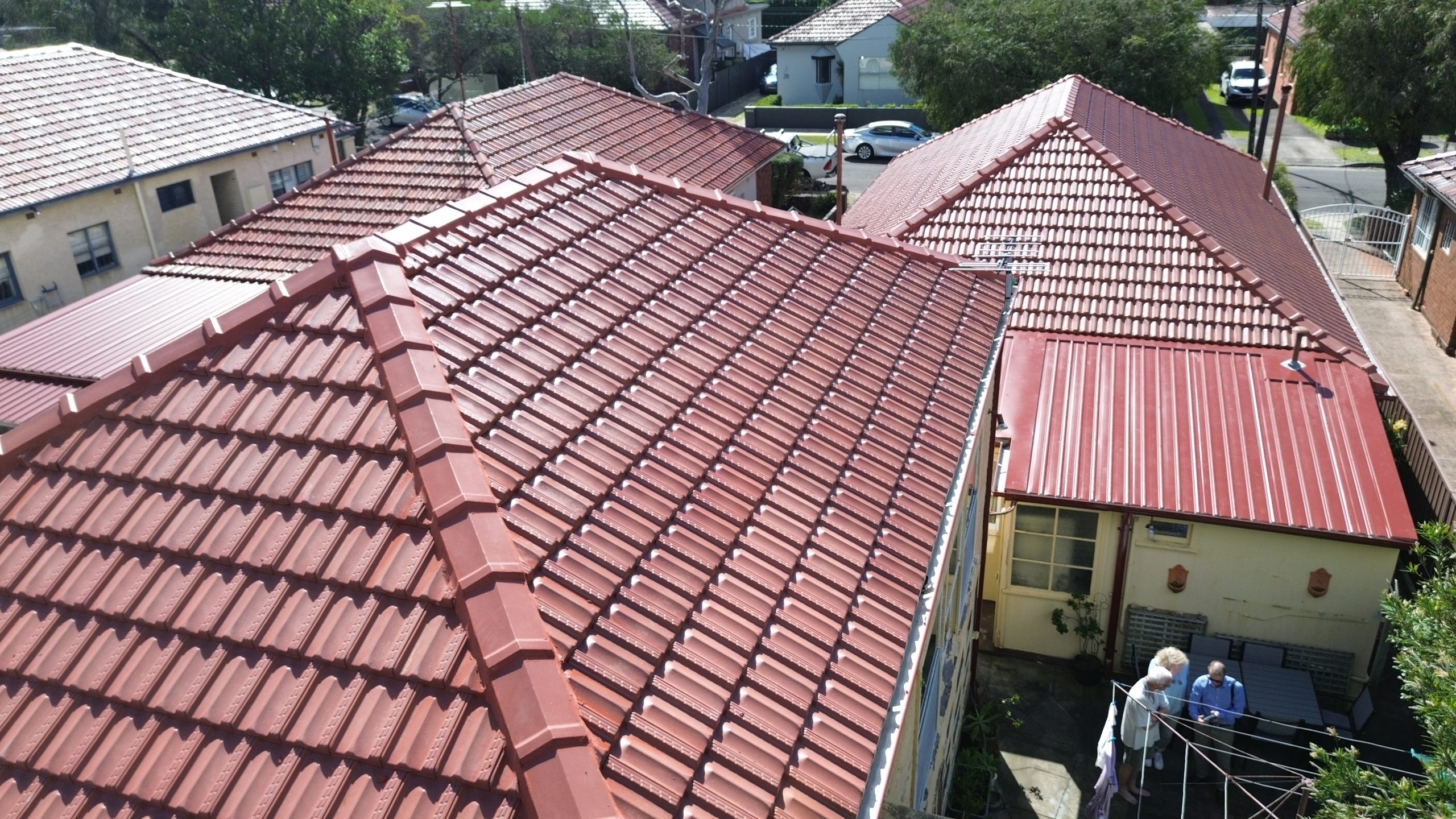 Roofing work in Sydney